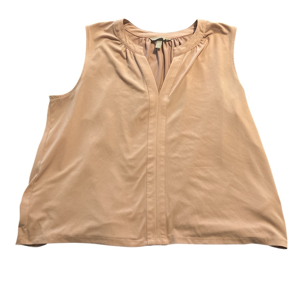H & M Women's Sleeveless Dusty Pink Top PTP 24.5  L 23
